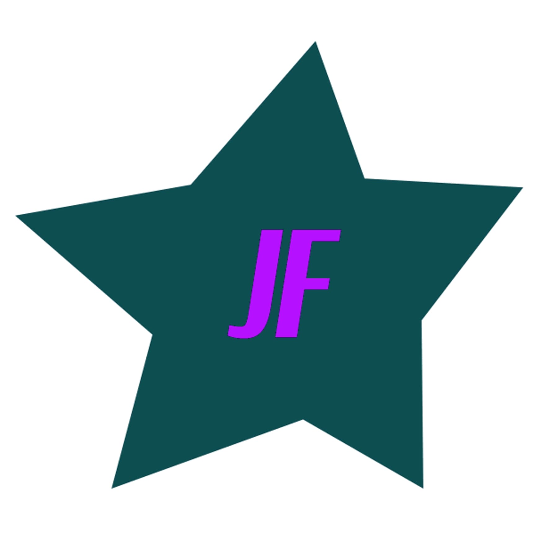 Jordan Furr Star with JF Initials