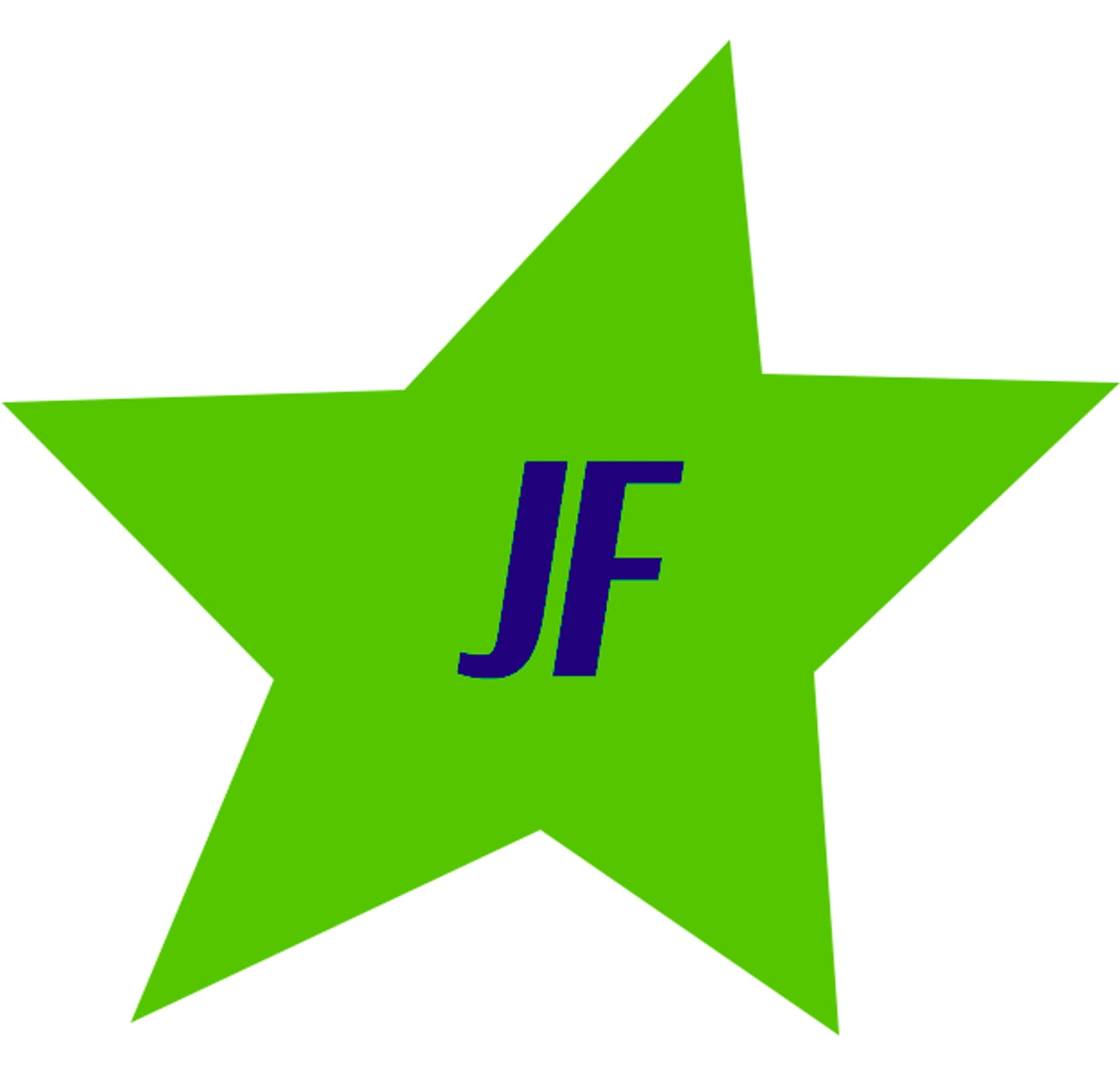 Jordan Furr Star with JF Initials