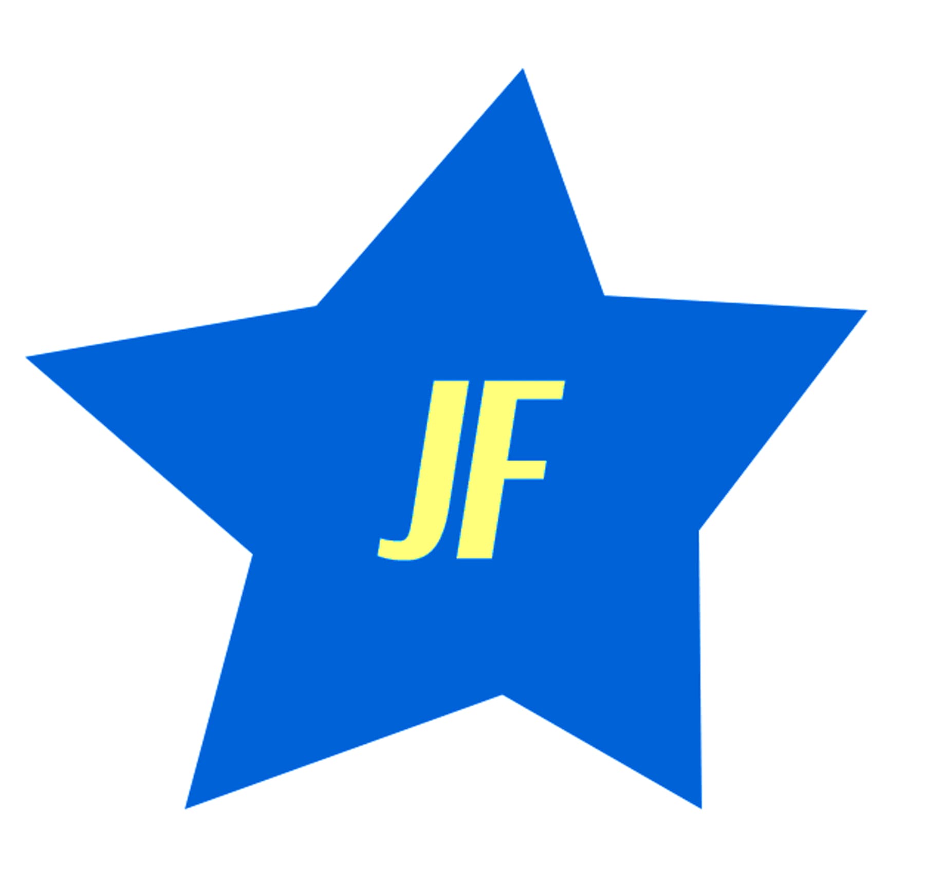 Jordan Furr Star with JF Initials